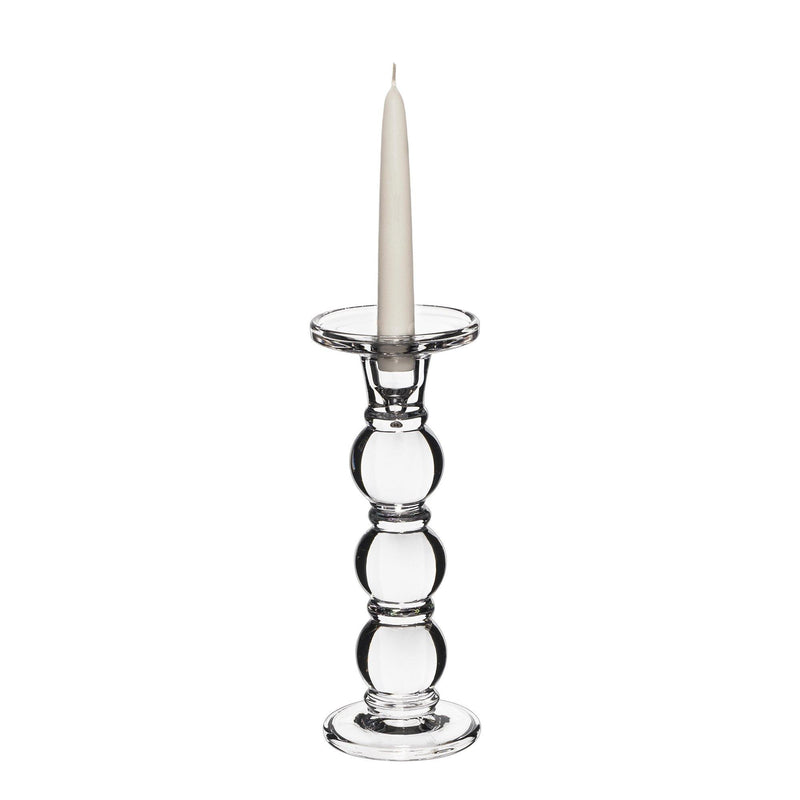 Clear Glass Pillar Candle Holder O-3.5" H-9.5" - Pack of 8 PCS - Modern Vase and Gift