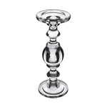 Clear Glass Pillar Candle Holder O-4.5" H-11.5" - Pack of 6 PCS - Modern Vase and Gift