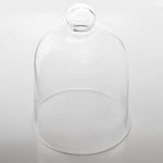 Clear Glass Cloche Bell Jar D-12" H-16" - Pack of 2 PCS - Modern Vase and Gift