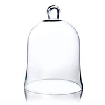 Clear Glass Cloche Bell Jar D-8.5" H-12" - Pack of 4 PCS - Modern Vase and Gift