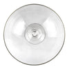 Clear Glass Large Footed Bowl D-12" H-8.5" - Pack of 4 PCS - Modern Vase and Gift