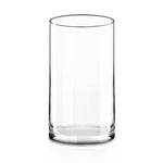 Clear Glass Cylinder Vase D-8" H-16" - Pack of 4 PCS - Modern Vase and Gift