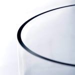 Clear Glass Cylinder Vase D-10" H-16" - Pack of 2 PCS - Modern Vase and Gift