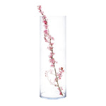 Clear Glass Cylinder Vase D-10" H-30" - Pack of 1 PCS - Modern Vase and Gift