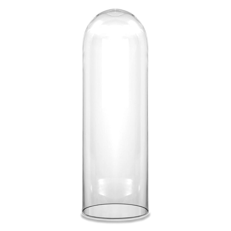 Clear Glass Cloche Dome D-10" H-28" - Pack of 1 PC - Modern Vase and Gift