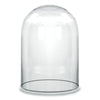 Clear Glass Cloche Dome D-12" H-15" - Pack of 1 PC - Modern Vase and Gift