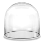 Clear Glass Cloche Dome D-6" H-6" - Pack of 4 PCS - Modern Vase and Gift