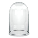 Clear Glass Cloche Dome D-8" H-14" - Pack of 1 PC - Modern Vase and Gift