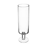 Clear Glass Contemporary Candle Holder D-4" H-14" - Pack of 6 PCS - Modern Vase and Gift