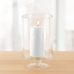 Clear Glass Contemporary Candle Holder D-6" H-10" - Pack of 6 PCS - Modern Vase and Gift