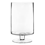 Clear Glass Contemporary Candle Holder D-8" H-13.5" - Pack of 4 PCS - Modern Vase and Gift