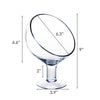 Clear Glass Satellite Candle Holder D-6.5" H-9" - Pack of 6 PCS - Modern Vase and Gift