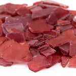 18 LBS Frosted Red Flat Sea Glass 0.5"-2"