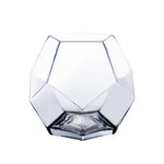 Clear Glass Gemometric Vase O-4" D-7" - Pack of 8 PCS - Modern Vase and Gift