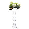 Clear Glass Reversible Trumpet D-6" H-24" - Pack of 6 PCS - Modern Vase and Gift