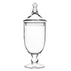 Clear Glass Apothecary Jar H-16.5" O-5.75" D-6.5" - Pack of 4 PCS - Modern Vase and Gift