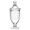 Clear Glass Apothecary Jar H-13.5" O-4.75" D-4.75" - Pack of 6 PCS - Modern Vase and Gift