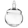 Clear Glass Apothecary Jar H-12.5" O-7.5" D-8" - Pack of 4 PCS - Modern Vase and Gift