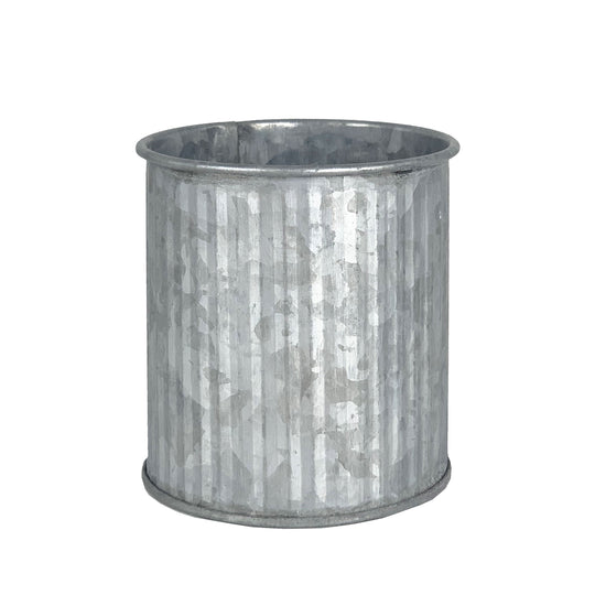 Pack of 72 PCS Galvanized Zinc Metal Cylinder Planter Vase D-2.75" H-3"