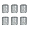 Galvanized Zinc Metal Cylinder Planter Vase D-2.75" H-3"-Pack of 72 PCS - Modern Vase and Gift