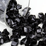Black Acrylic Vase Filler Crushed Ice D-0.8"-1.2" - Pack of 18 LBS - Modern Vase and Gift