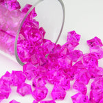 Fuschia Acrylic Vase Filler Crushed Ice D-0.8"-1.2" - Pack of 18 LBS - Modern Vase and Gift
