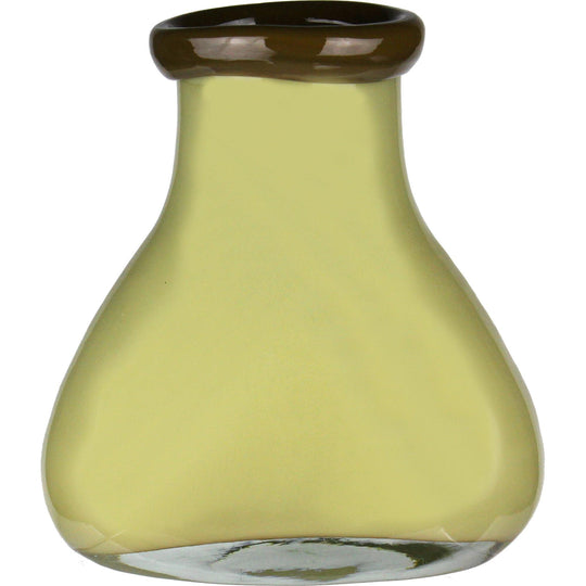 Pack of 12 PCS Samphire Glass Triangular Vase H-7.5" D-3.5"