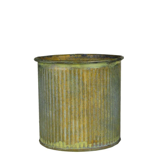 Pack of 72 PCS Rustic Steel Zinc Metal Cylinder Planter Vase D-3" H-3"