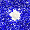 Pack of 40 LBS Blue Sea Glass Pebbles
