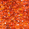 Pack of 40 LBS Red Orange Sea Glass Pebbles
