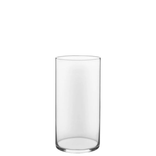 8 PCS Clear Glass Cylinder Vase D-6" H-12"