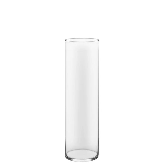 4 PCS Clear Glass Cylinder Vase D-6" H-20"