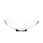 Clear Glass Footed Bowl D-12" H-4.5" - Pack of 3 PCS - Modern Vase and Gift