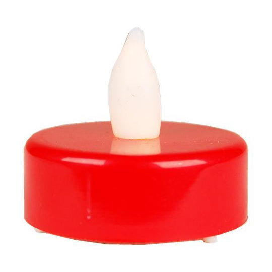 Pack of 720 PCS Red LED Round Shape Tealight Flameless Candle D-1.5 H-1.5