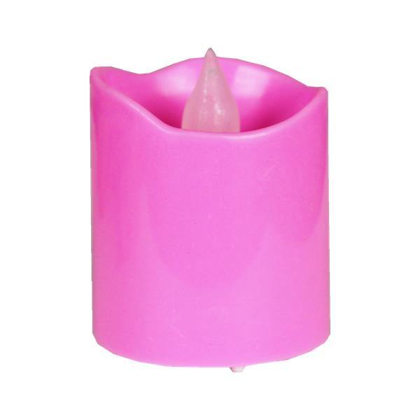 Violet LED Round Shape Voltive Flameless Candle D-1.5 H-1.5 - Pack of 720 PCS - Modern Vase and Gift