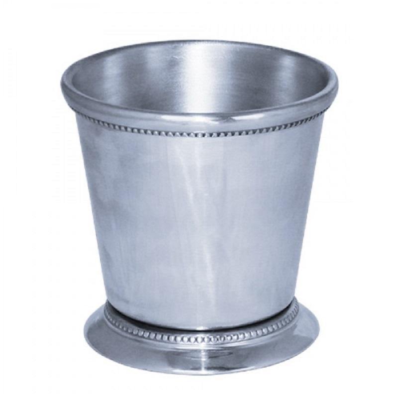 Silver Aluminum Julep Cup D-4.5 H-4.5 - Pack of 24 PCS - Modern Vase and Gift