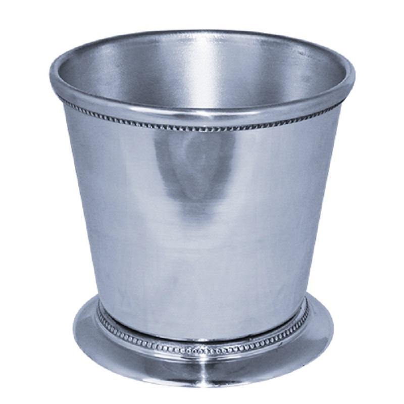 Silver Aluminum Julep Cup D-6 H-5.75 - Pack of 12 PCS - Modern Vase and Gift