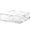 Clear Glass Rectangle Vase O-8"X2.4" H-8" - Pack of 6 PCS - Modern Vase and Gift