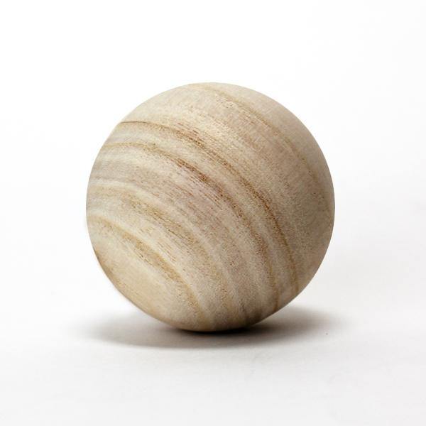 Natural Wooden Vase Filler Ball D-2.5" - Pack of 72 PCS - Modern Vase and Gift