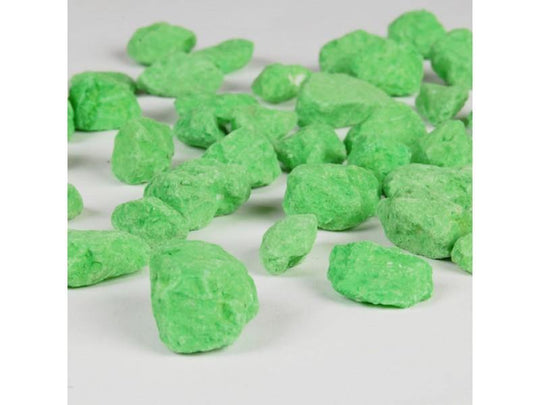 Moss Green Stone Vase Filler Large Crushed Stones D-0.4"-0.8" - Pack of 12 LBS